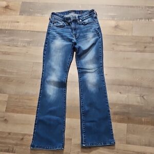 Lucky Brand Flare Jeans in Deep Blue
